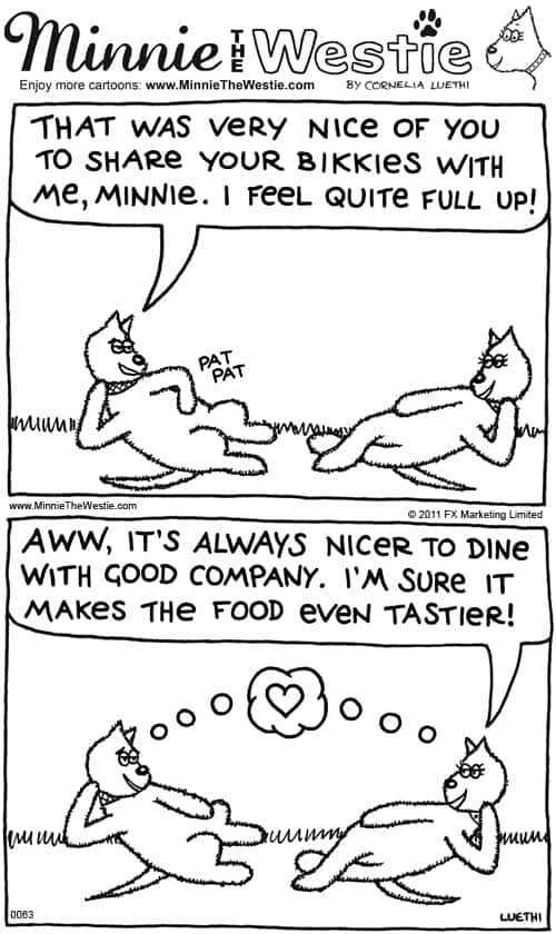 Minnie The Westie cartoon of the month - March 2012