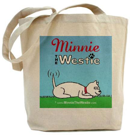 Minnie The Westie tote bag Minnie The Westie tote bag