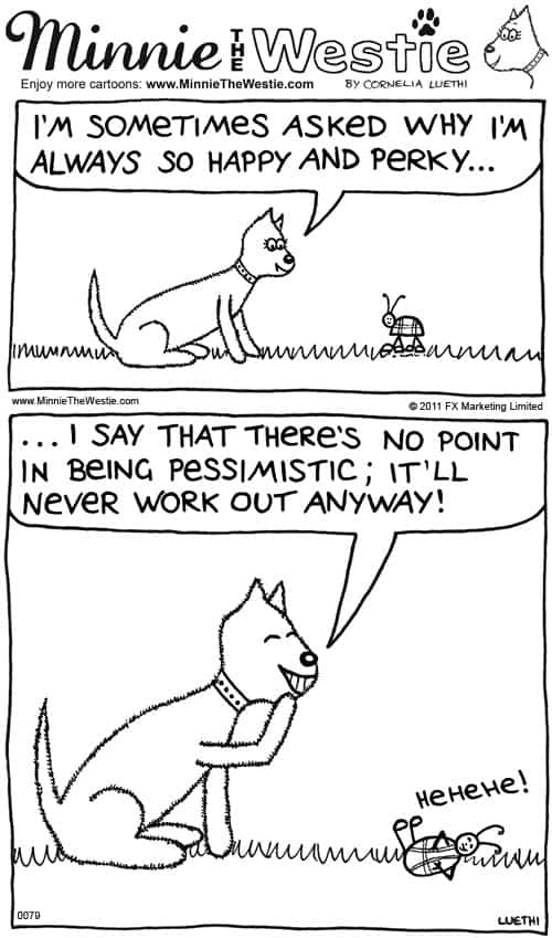 Minnie The Westie cartoon of the month: September 2012