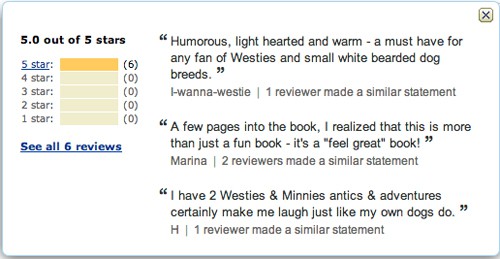 Minnie The Westie book - reviews on Amazon.com