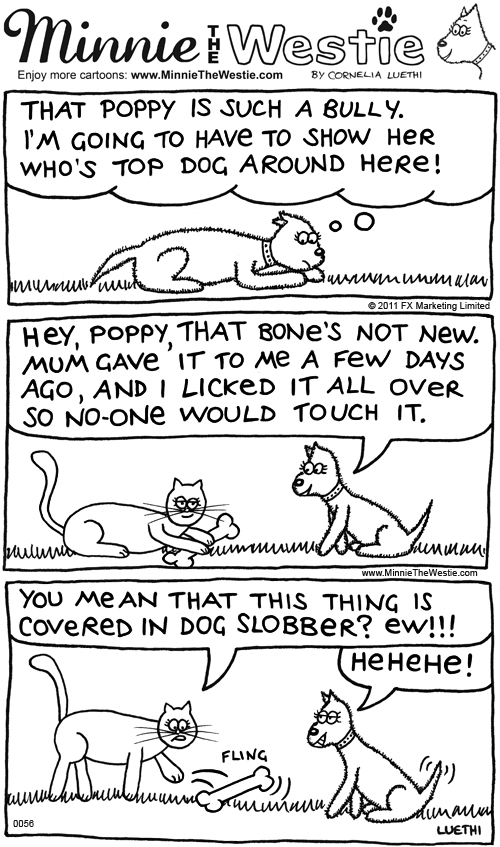 Minnie The Westie: cartoon of the month November 2011